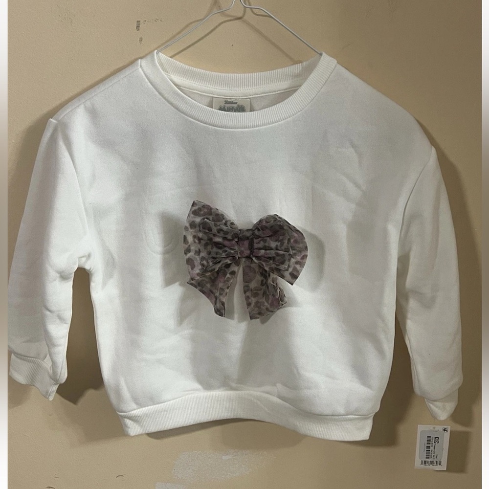 NWT Disney Junior Minnie 5T Long Sleeve sweatshirt  Top …#624